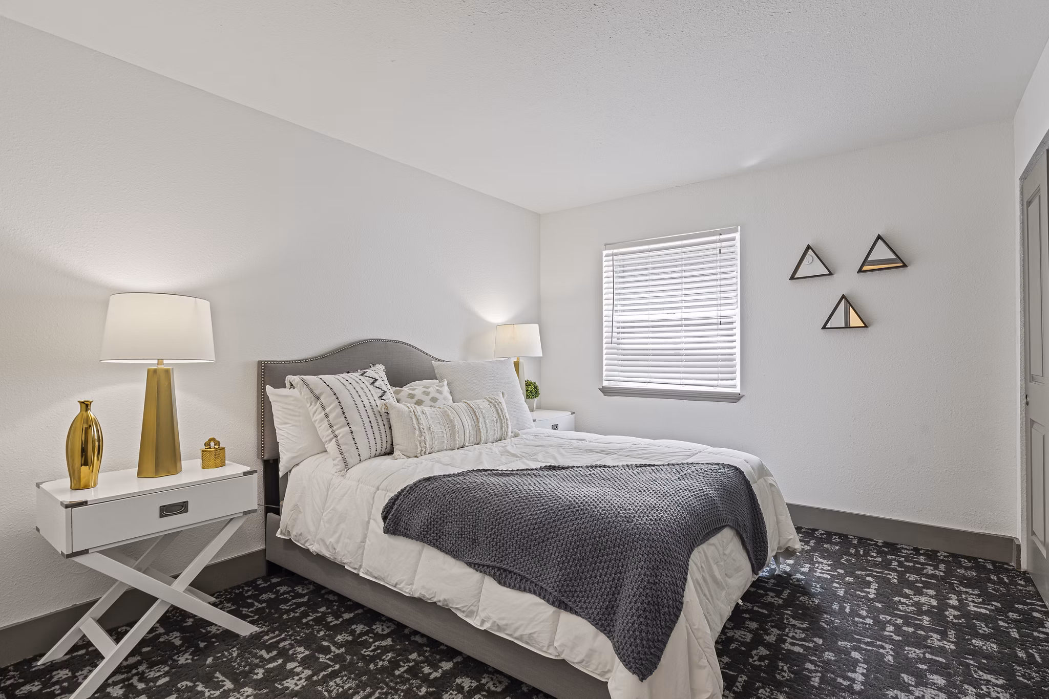 bedroom at Waterloo Flats Apartments