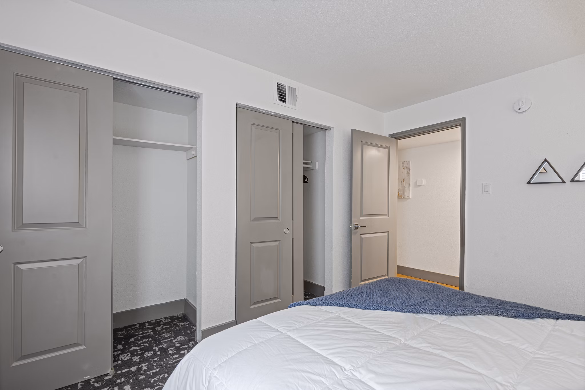 bedroom at Waterloo Flats Apartments