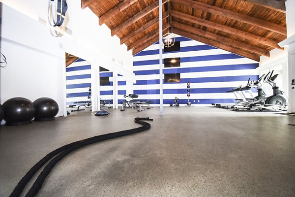 fitness center at Waterloo Flats Apartments