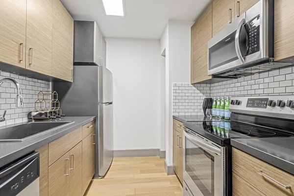 kitchen at Waterloo Flats Apartments