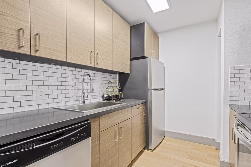 kitchen at Waterloo Flats Apartments