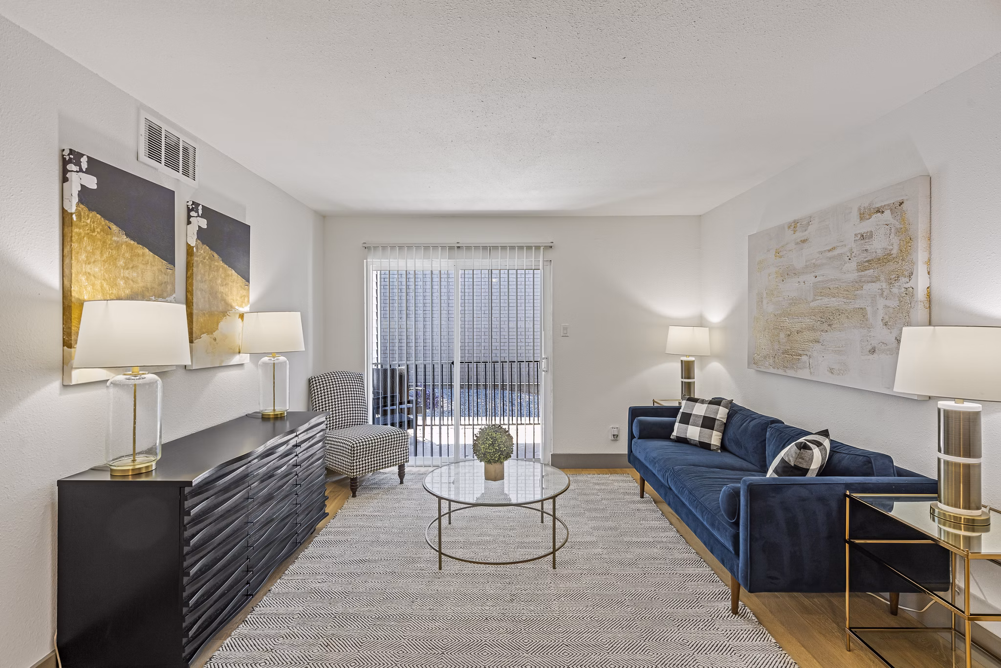 living room at Waterloo Flats Apartments