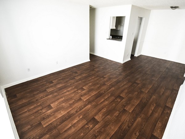 Spacious kitchen with modern appliances in Waterloo Flats Apartments