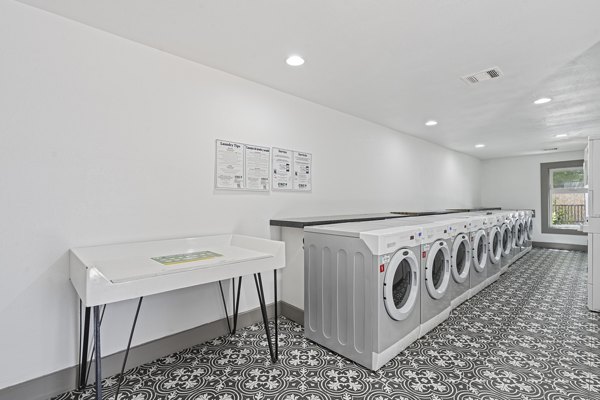 laundry facility at Waterloo Flats Apartments