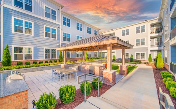 grill area at Overture Centennial Apartments