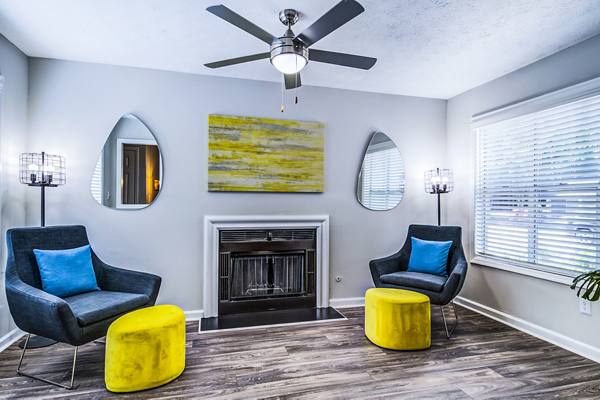 living room at Junction at Vinings Apartments