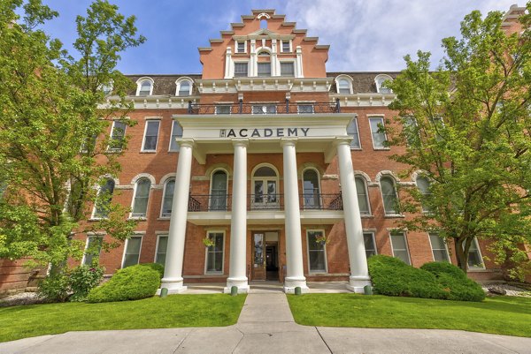 building/exterior at The Academy Apartments