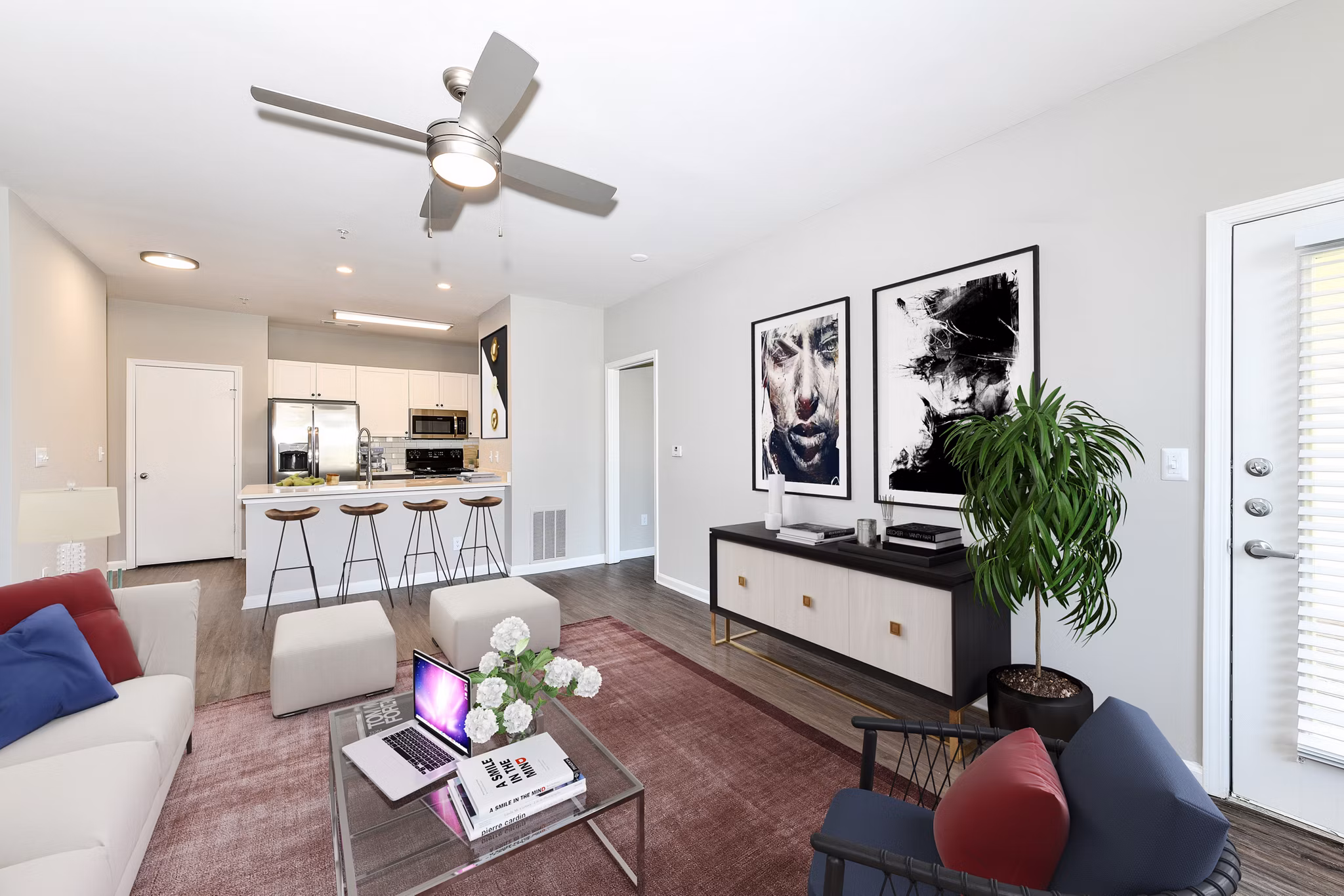living room at Avana on Main Apartments 