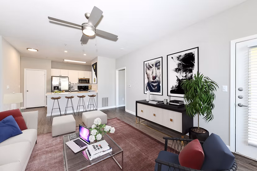 living room at Avana on Main Apartments 