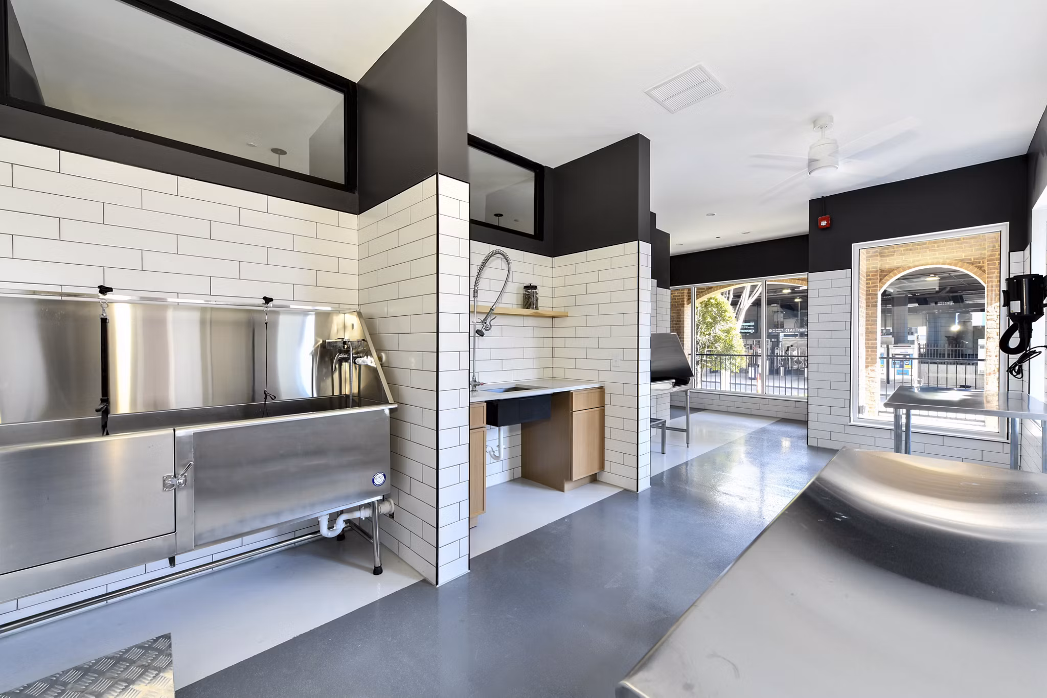 dog wash station at Avana on Main Apartments 