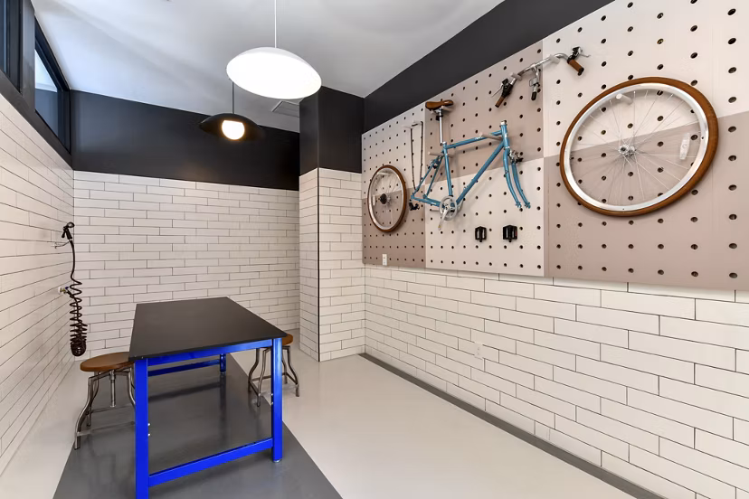 bike storage at Avana on Main Apartments 