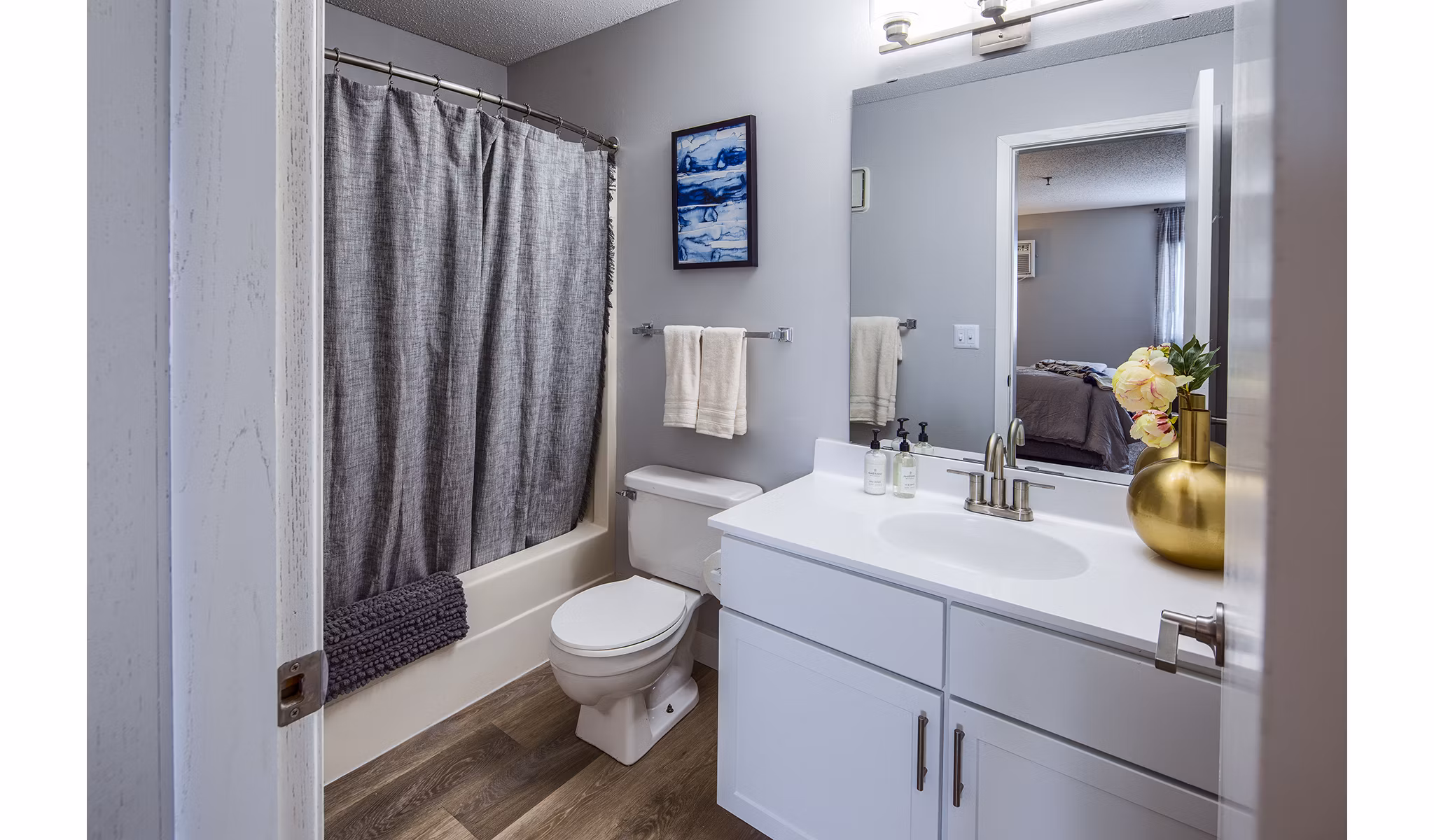 Bathroom featuring modern fixtures at Avana Southview Apartments