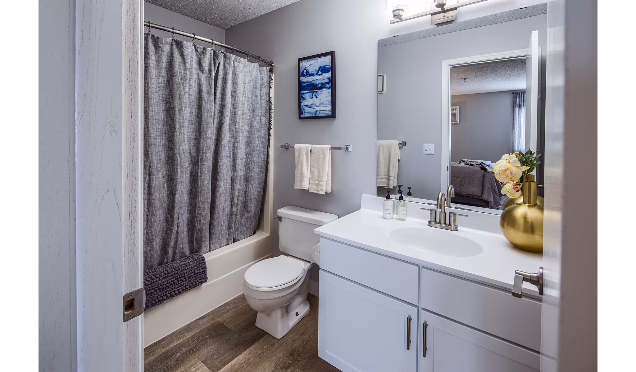 Bathroom featuring modern fixtures at Avana Southview Apartments