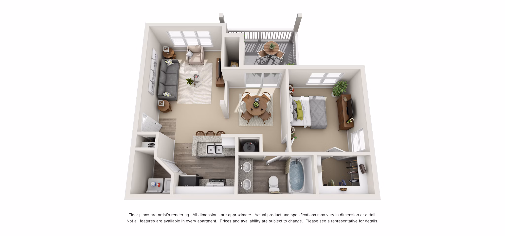 A1 floor plan at Autumn Woods