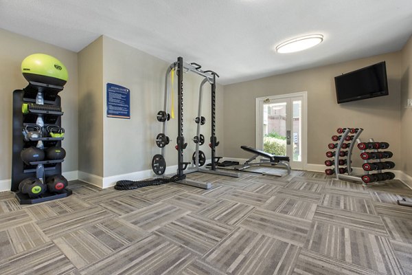 State-of-the-art fitness center with modern equipment at Autumn Woods Apartments