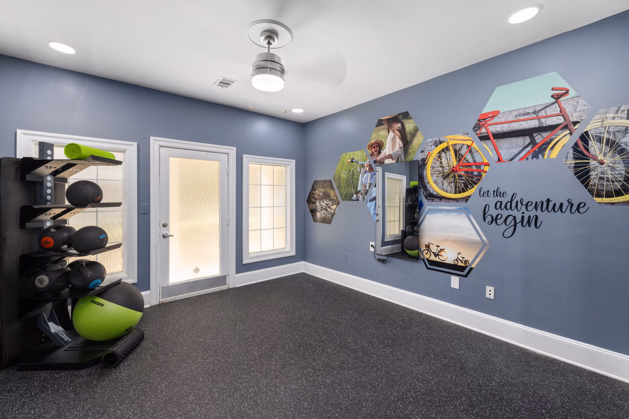 fitness center at Autumn Woods Apartments 