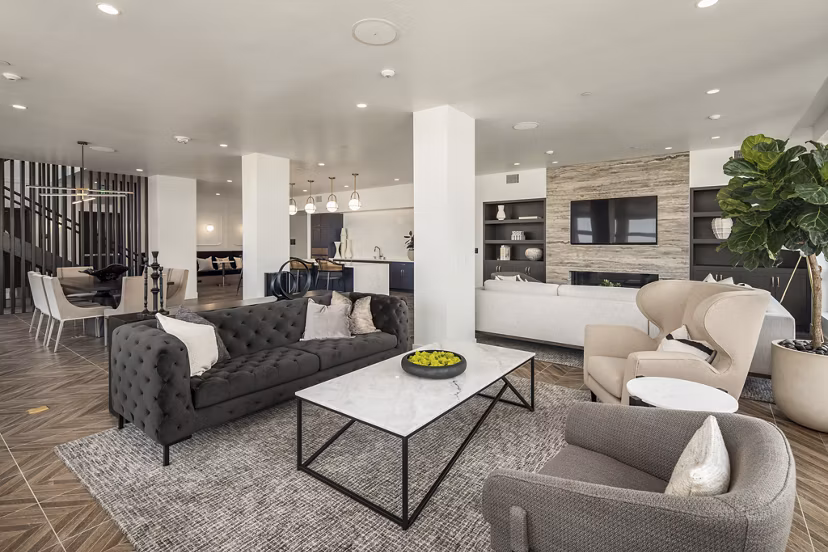 clubhouse at The Victor Apartments
