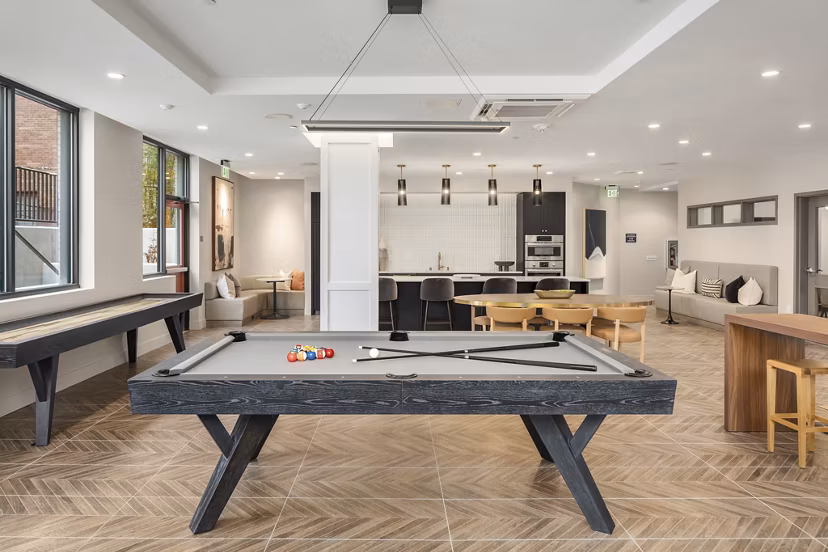 clubhouse at The Victor Apartments