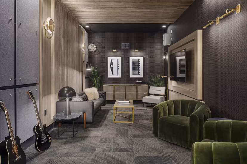 clubhouse at The Victor Apartments