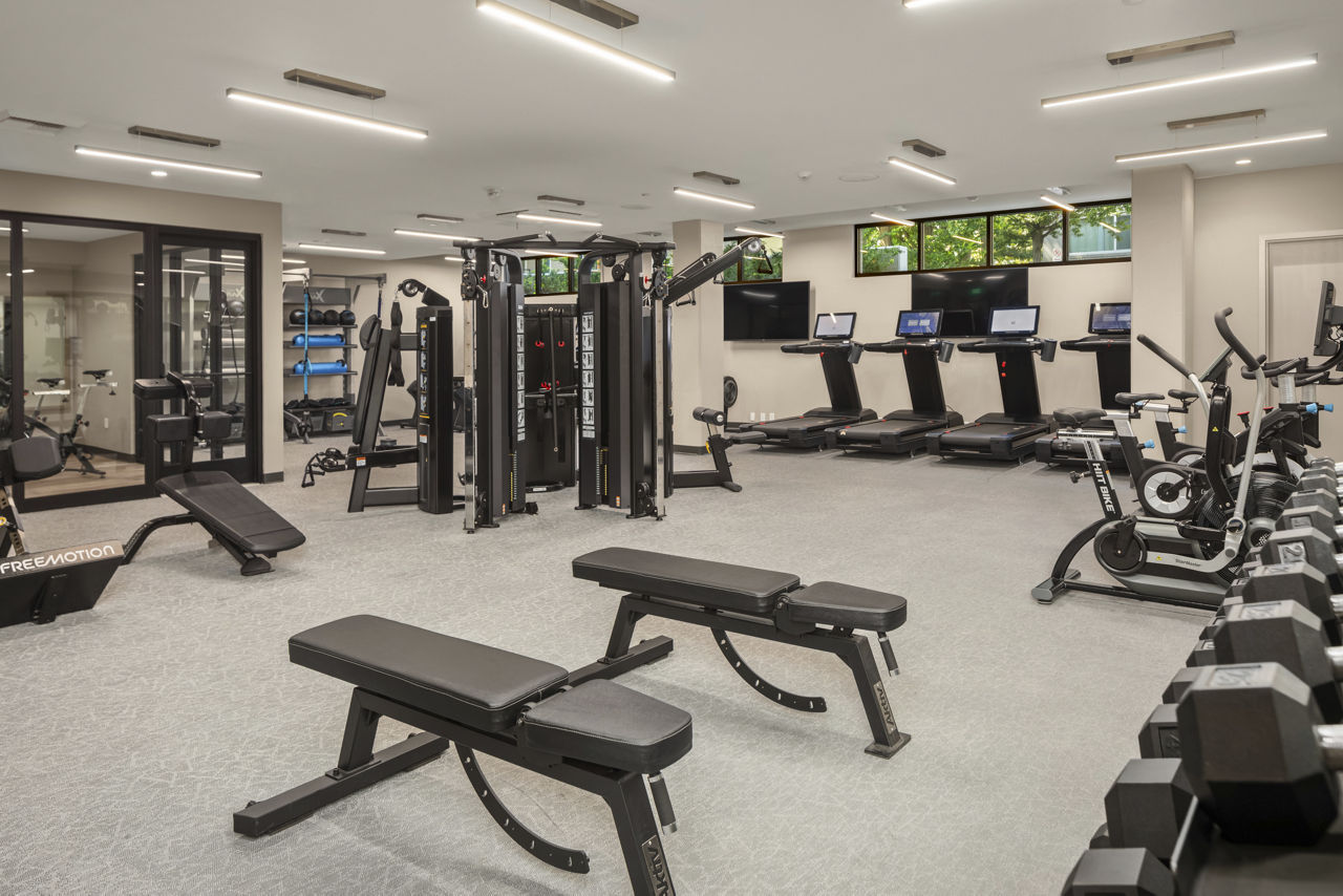 Gym at The Victor Apartments (1 of 2)