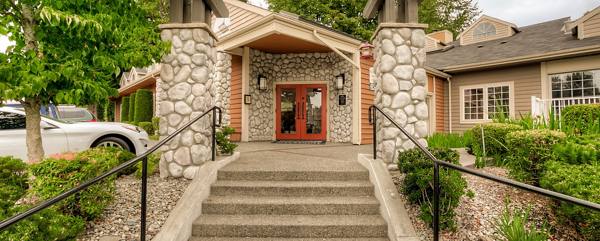 exterior at Riverstone Apartments
