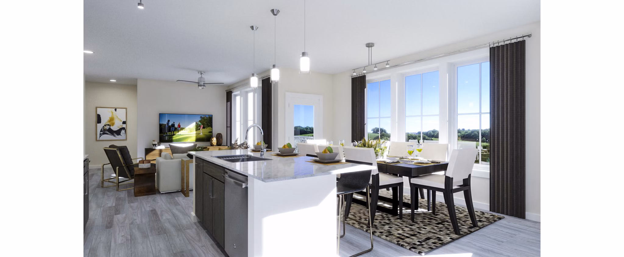 rendering at Everleigh Halcyon Village Apartments