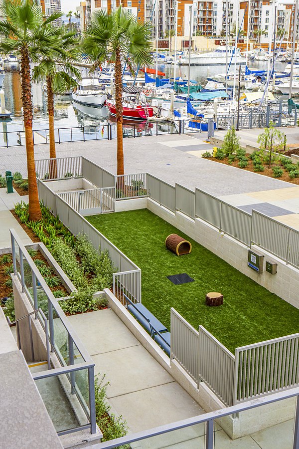 dog park at Neptune Marina Apartments