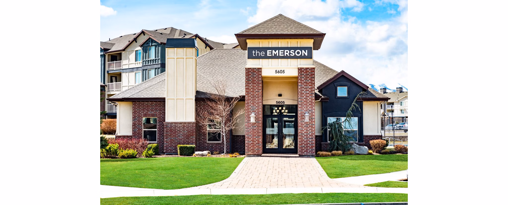 exterior at The Emerson Apartments 
