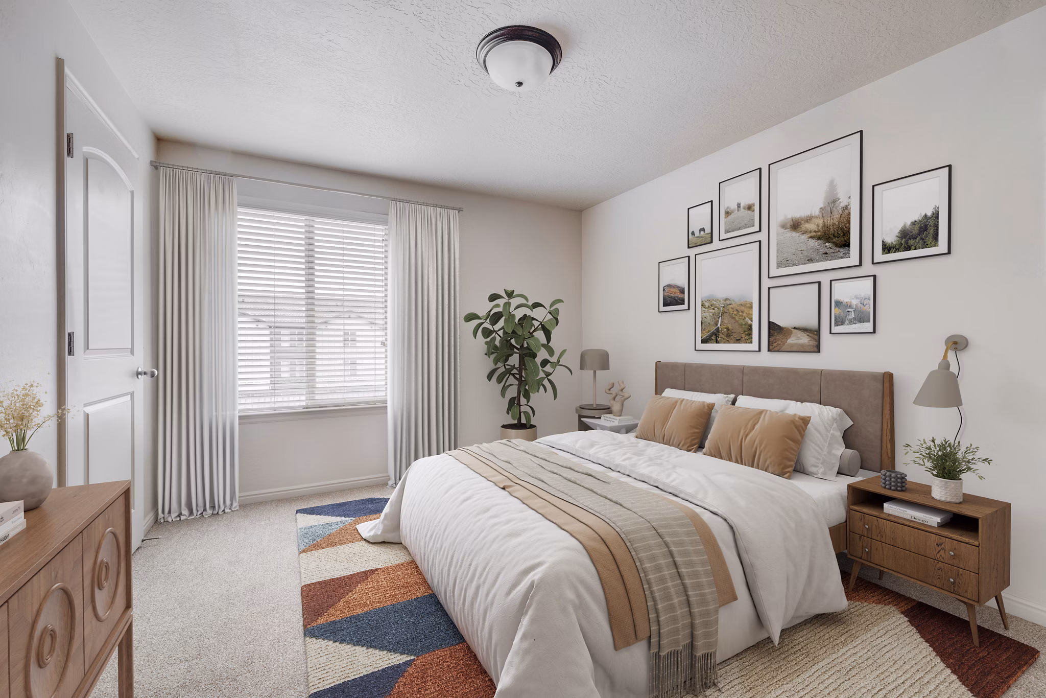bedroom at The Emerson Apartments 