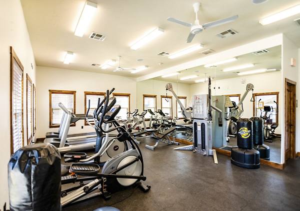 fitness center at The Emerson Apartments