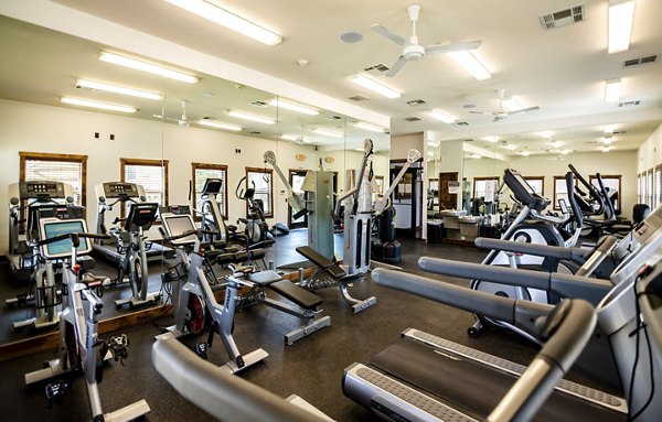 fitness center at The Emerson Apartments