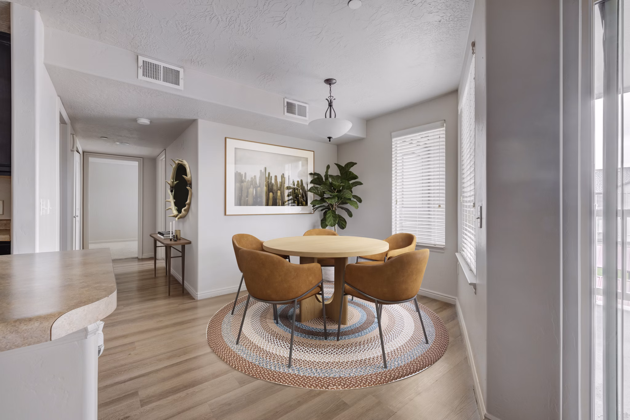 living room at The Emerson Apartments 