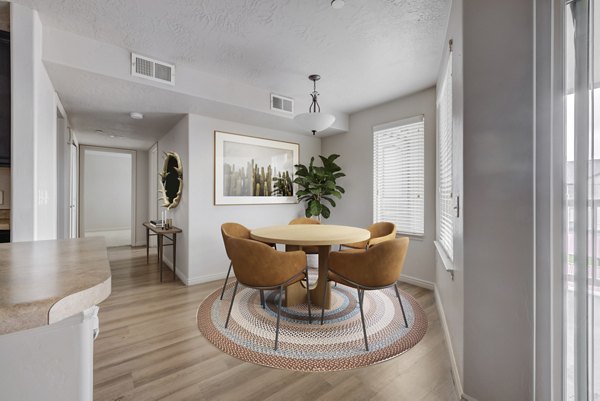living room at The Emerson Apartments 