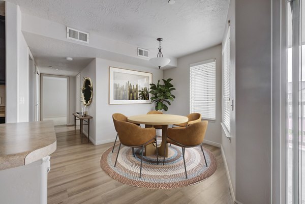 living room at The Emerson Apartments