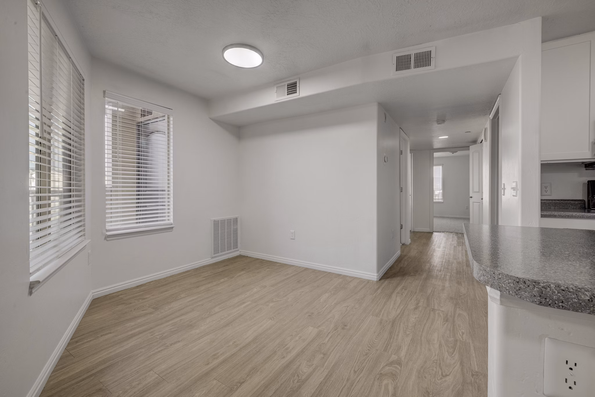 living room at The Emerson Apartments 