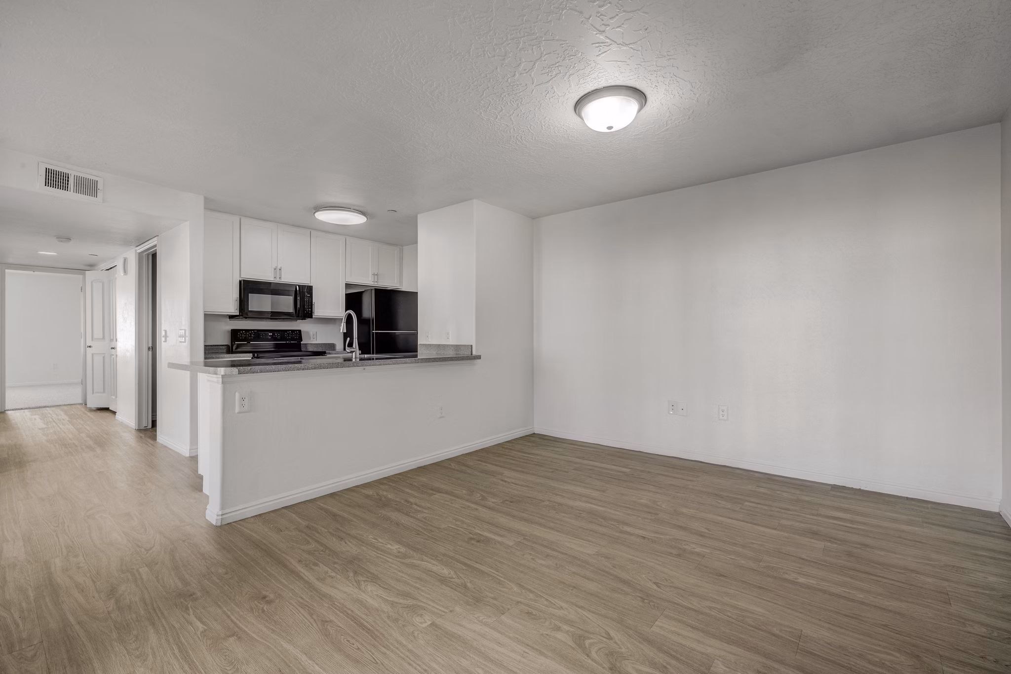 living room at The Emerson Apartments 