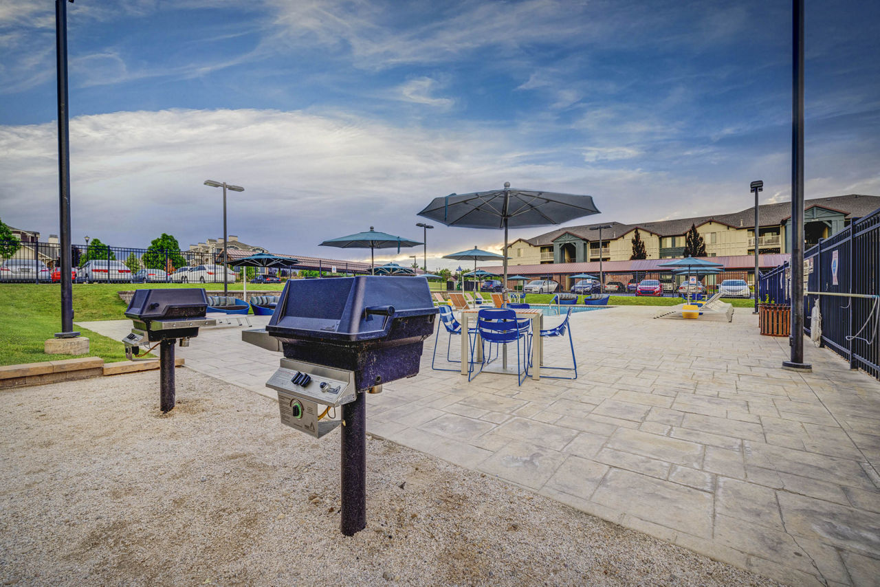 Grill area at The Emerson