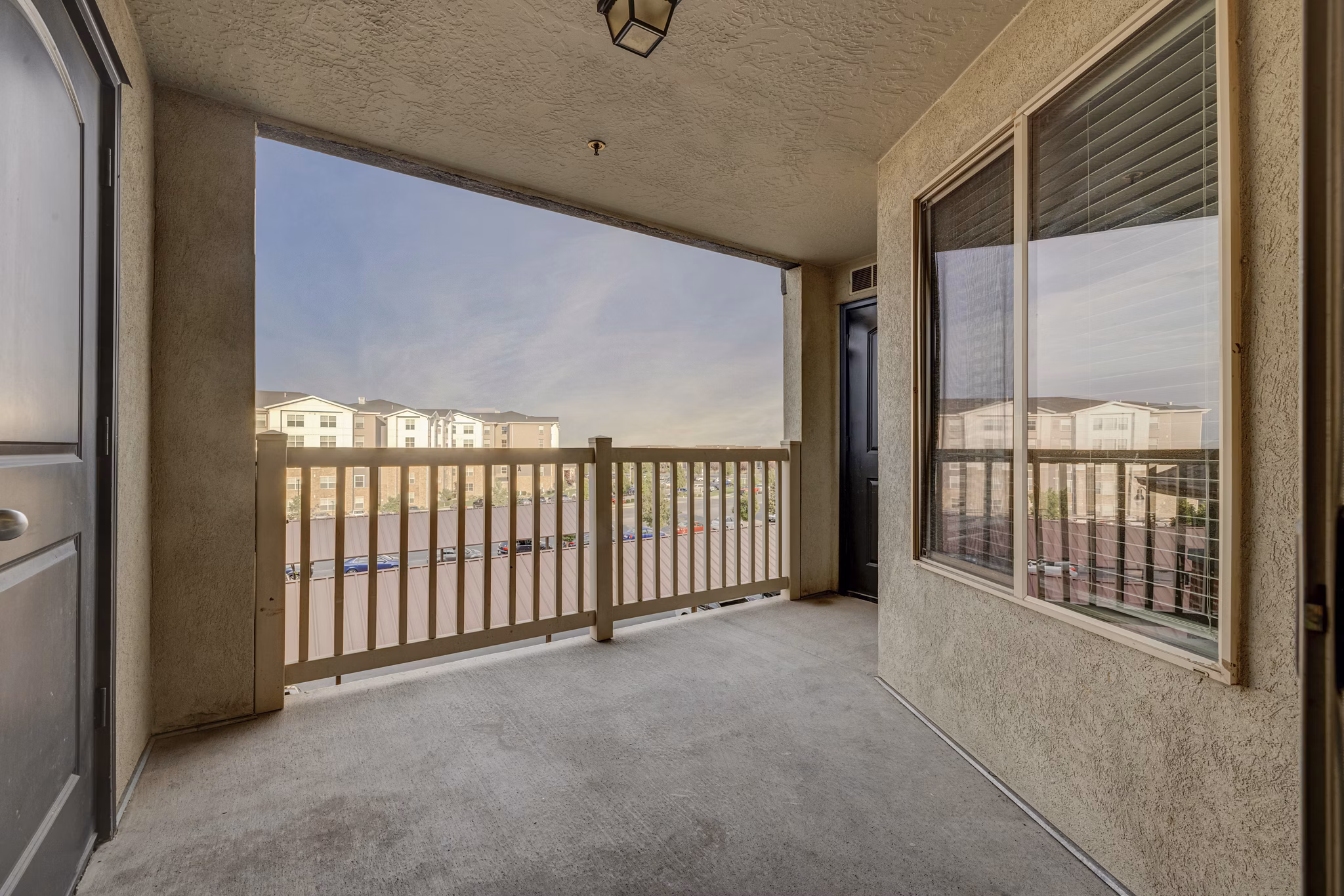 patio at The Emerson Apartments 