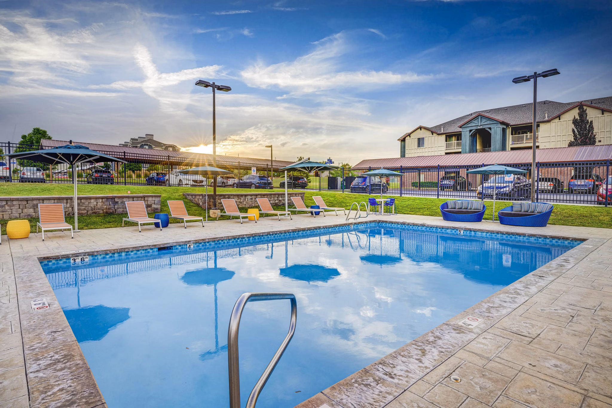 pool at The Emerson Apartments 