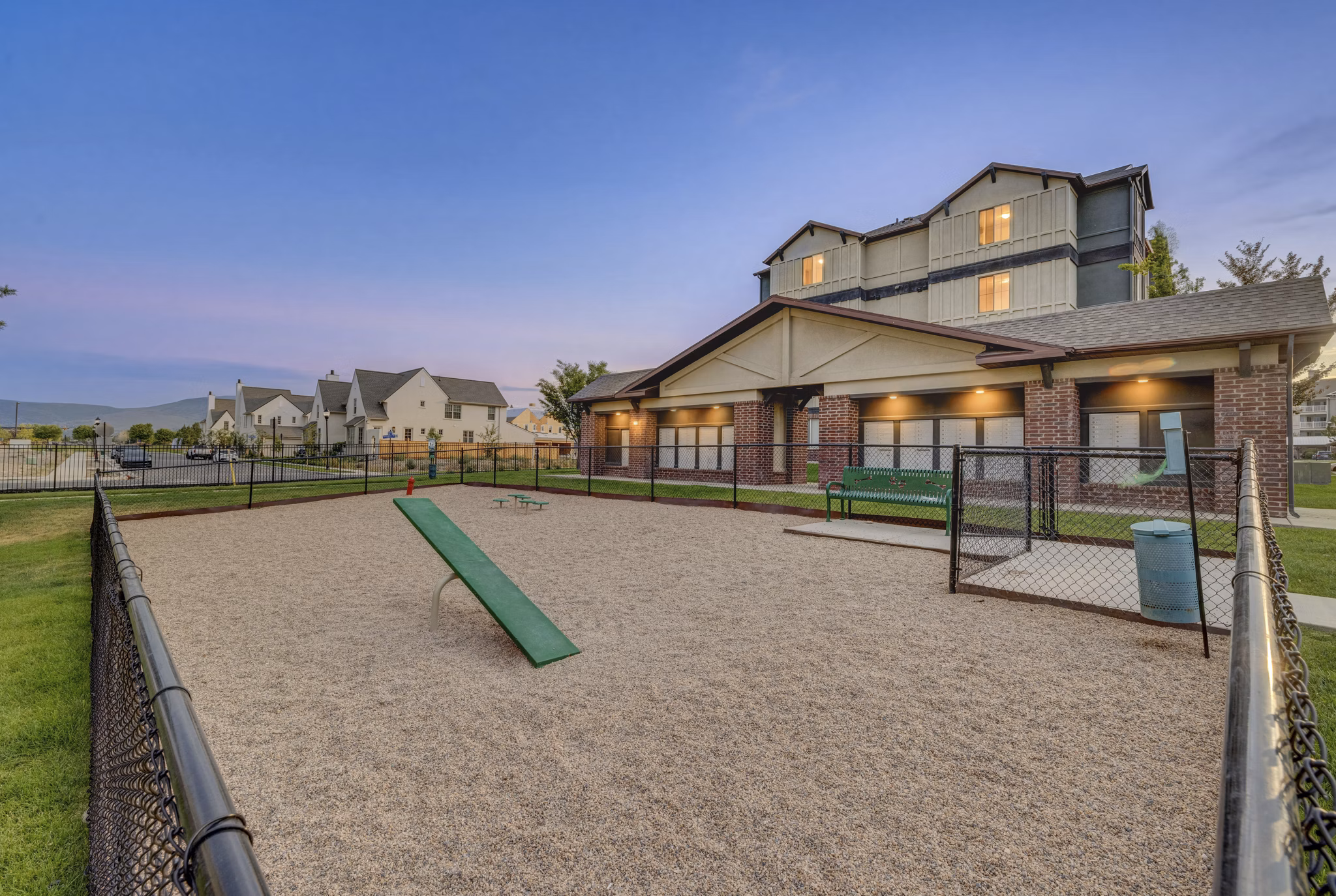 recreational area at The Emerson Apartments 