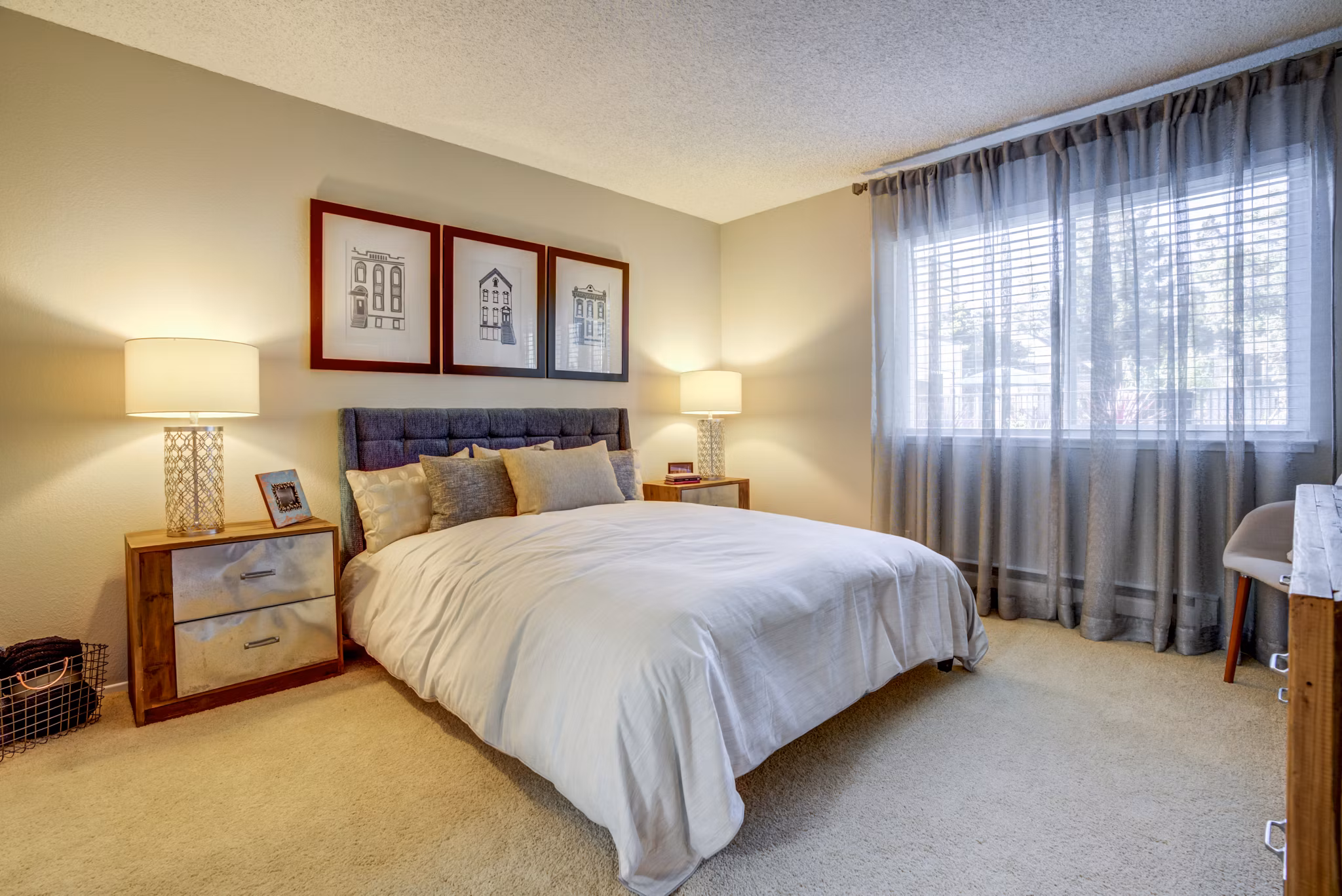Bedroom at Evergreen Heights Apartments