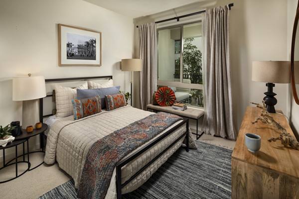 bedroom at One Paseo Living Apartments