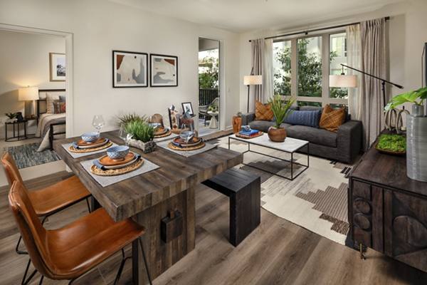 dining area at One Paseo Living Apartments