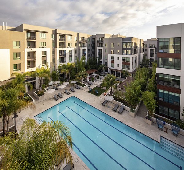 pool at One Paseo Living Apartments