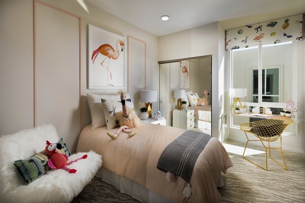 Cozy bedroom with modern dÃ©cor at Anden luxury apartments, ideal for comfort and style