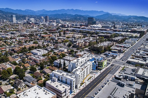 Stunning city view from rooftop terrace at CC Tan Center Apartments