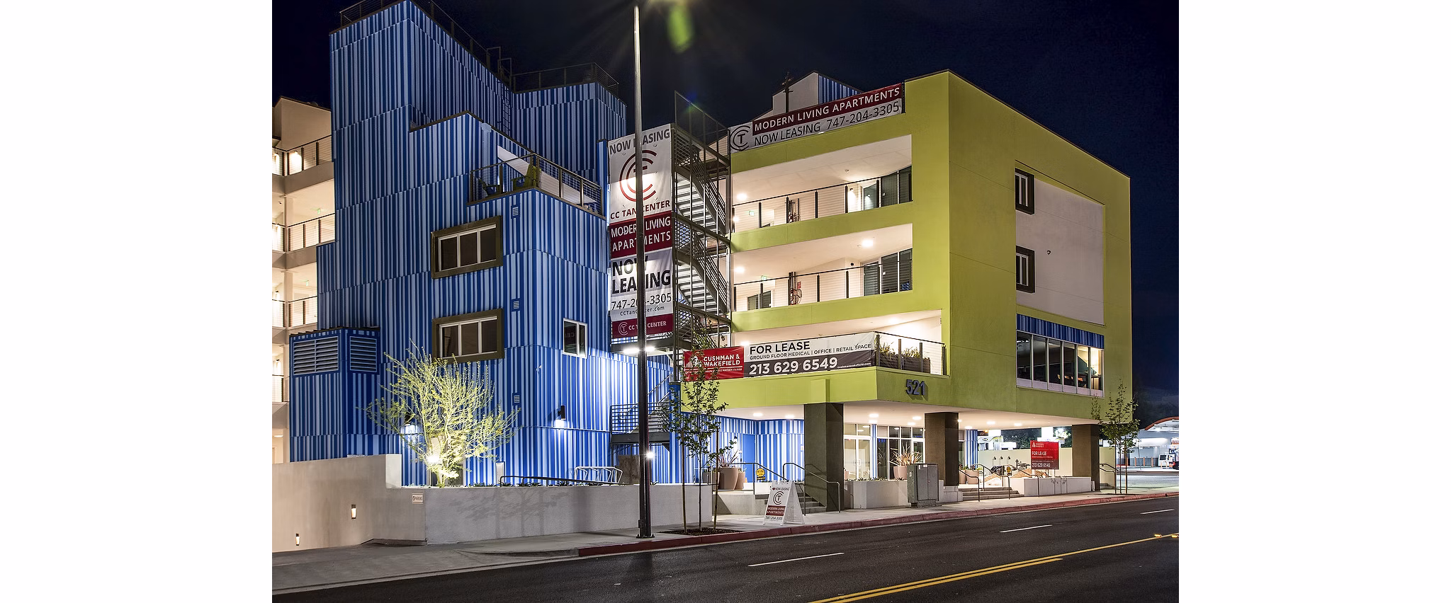 CC Tan Center: Luxury apartment building in urban setting
