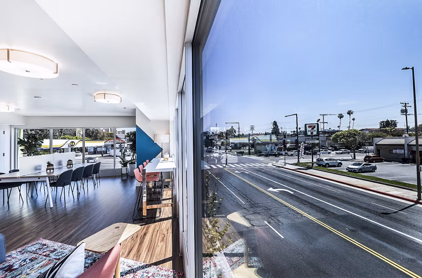 Elegant clubhouse lobby with modern seating and ambient lighting at CC Tan Center Apartments