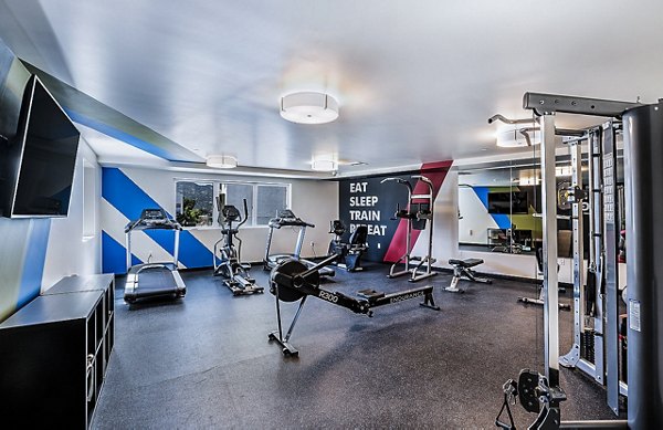 fitness center at CC Tan Center Apartments