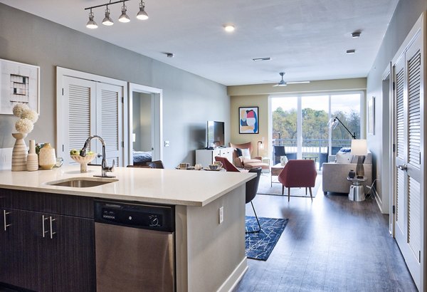 kitchen at Ridge at Robinson Apartments                                